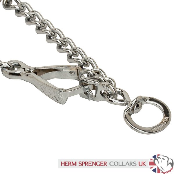 "Dodge the Drag" Quick Release Herm Sprenger Prong Collar 3.25 mm