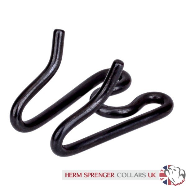 "Dark Spike" Black Stainless Steel Herm Sprenger 3.2 mm Pinch Collar Links