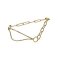 "Shining Victory" Herm Sprenger Brass Dog Show Chain Collar with Rack