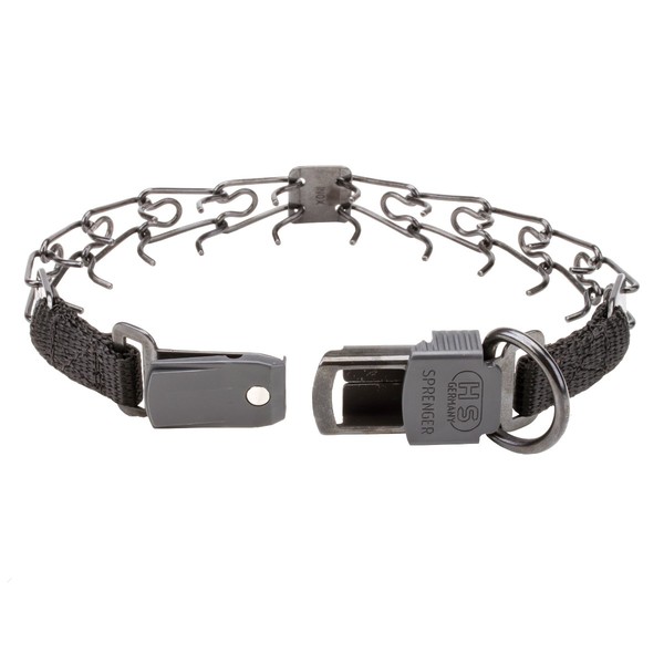 Herm Sprenger Black 2.25 mm Dog Prong Collar with Buckle 66.54