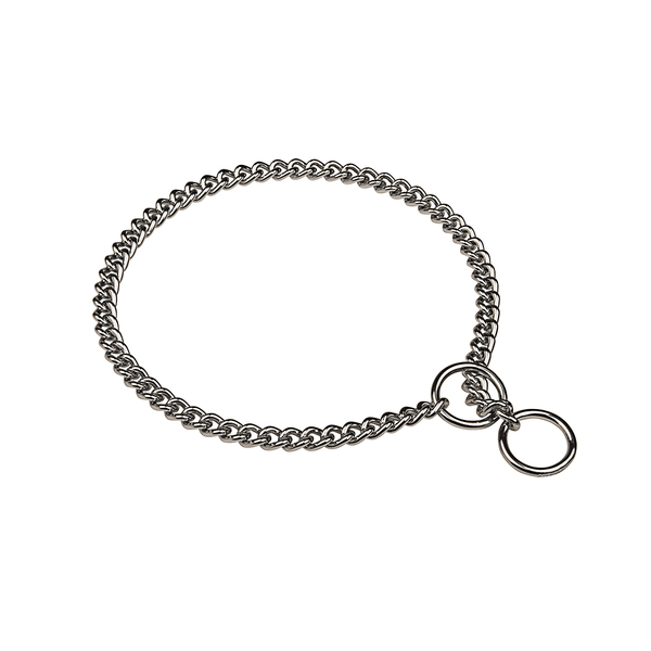 "Behavior Master" Chrome Plated Herm Sprenger Dog Choke Collar, 3 mm - Klik op Afbeelding om te sluiten