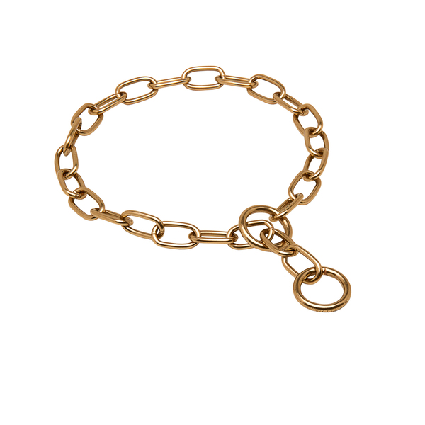 "Positive Influence" Herm Sprenger Curogan Halsband met Middelgrote Schakels van 3 mm Draadmeter