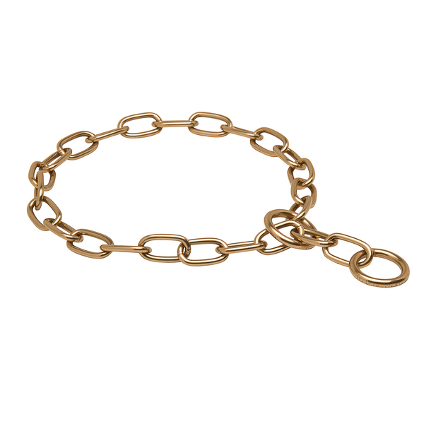 "Positive Influence" Herm Sprenger Curogan Halsband met Middelgrote Schakels van 3 mm Draadmeter